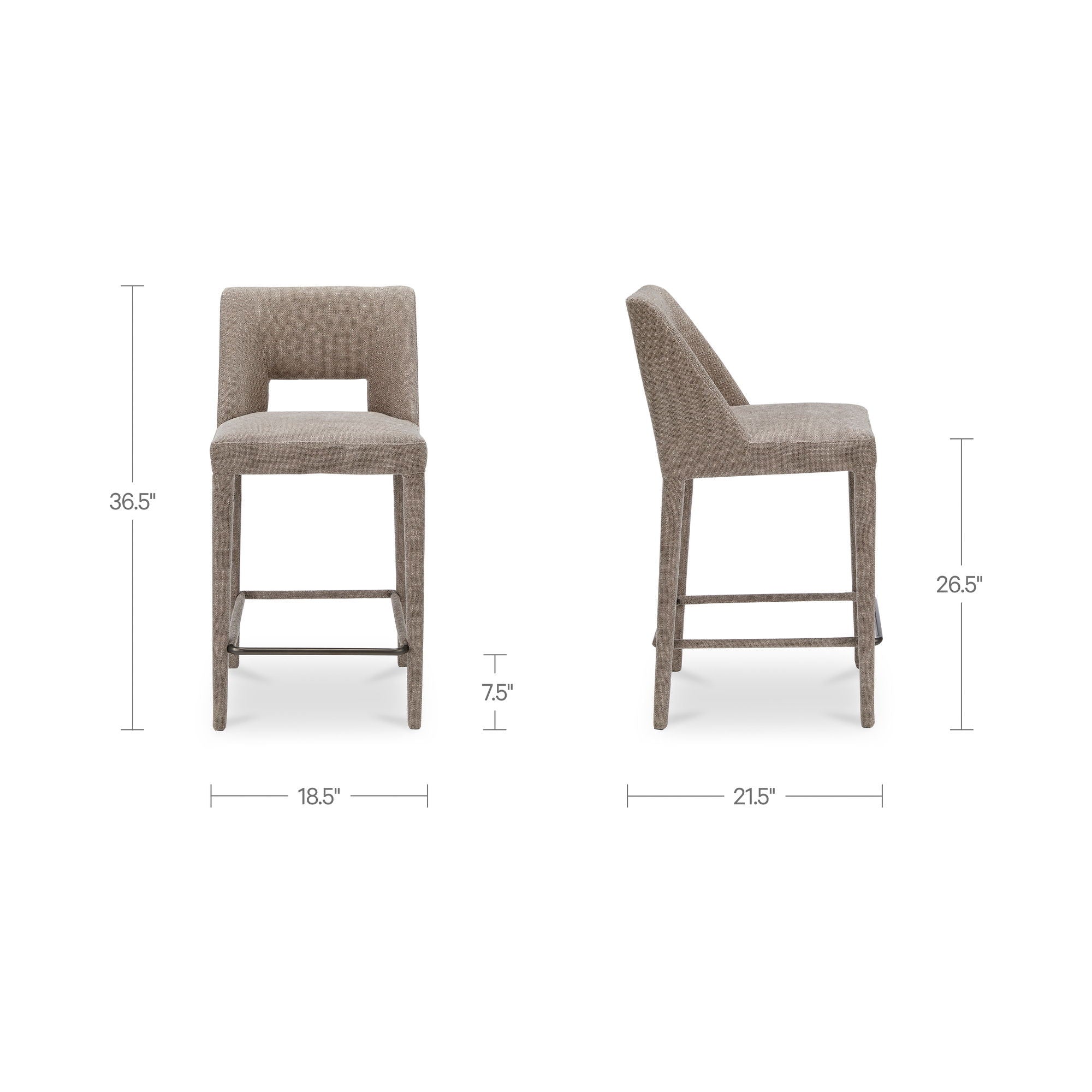Joyce - Counter Height (24"-27") - Light Brown