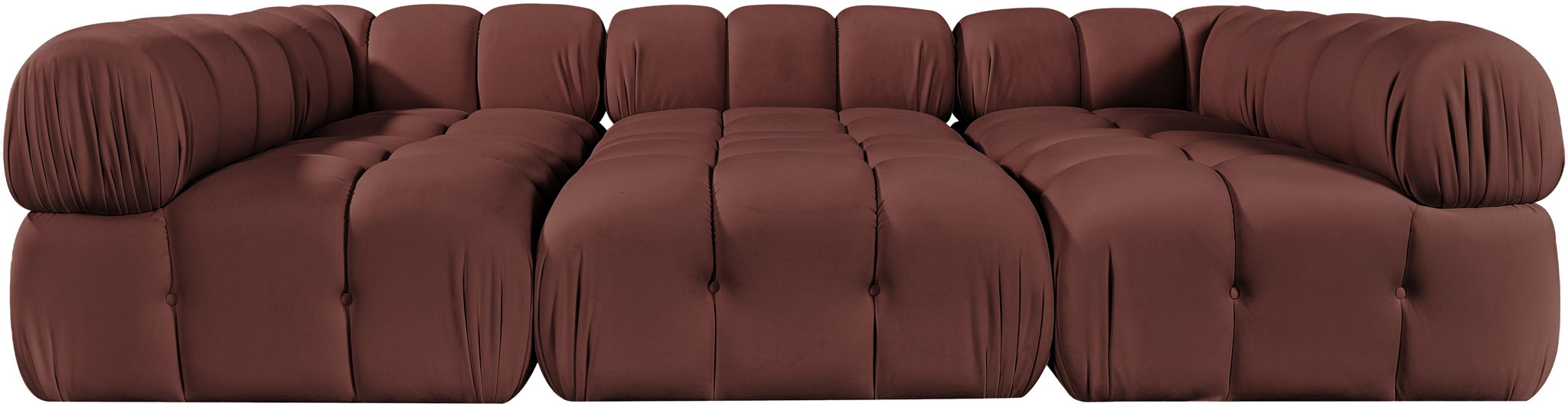 Orin - Velvet 6 Piece Modular Sectional