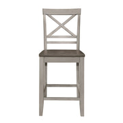 Brightleaf - Counter Height Chair (Set of 2) - Brown / Gray