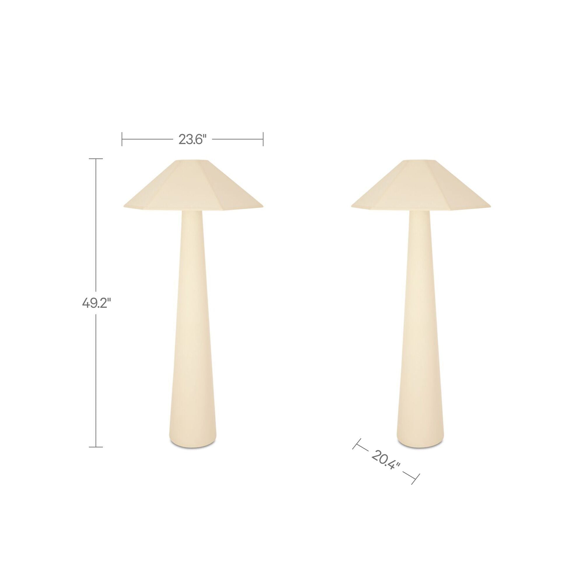 Gigi - Floor Lamp - Cream