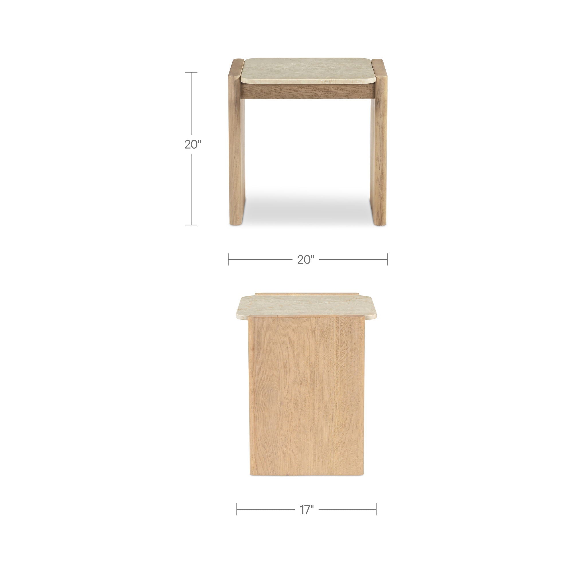 Lane - Side Table - Natural