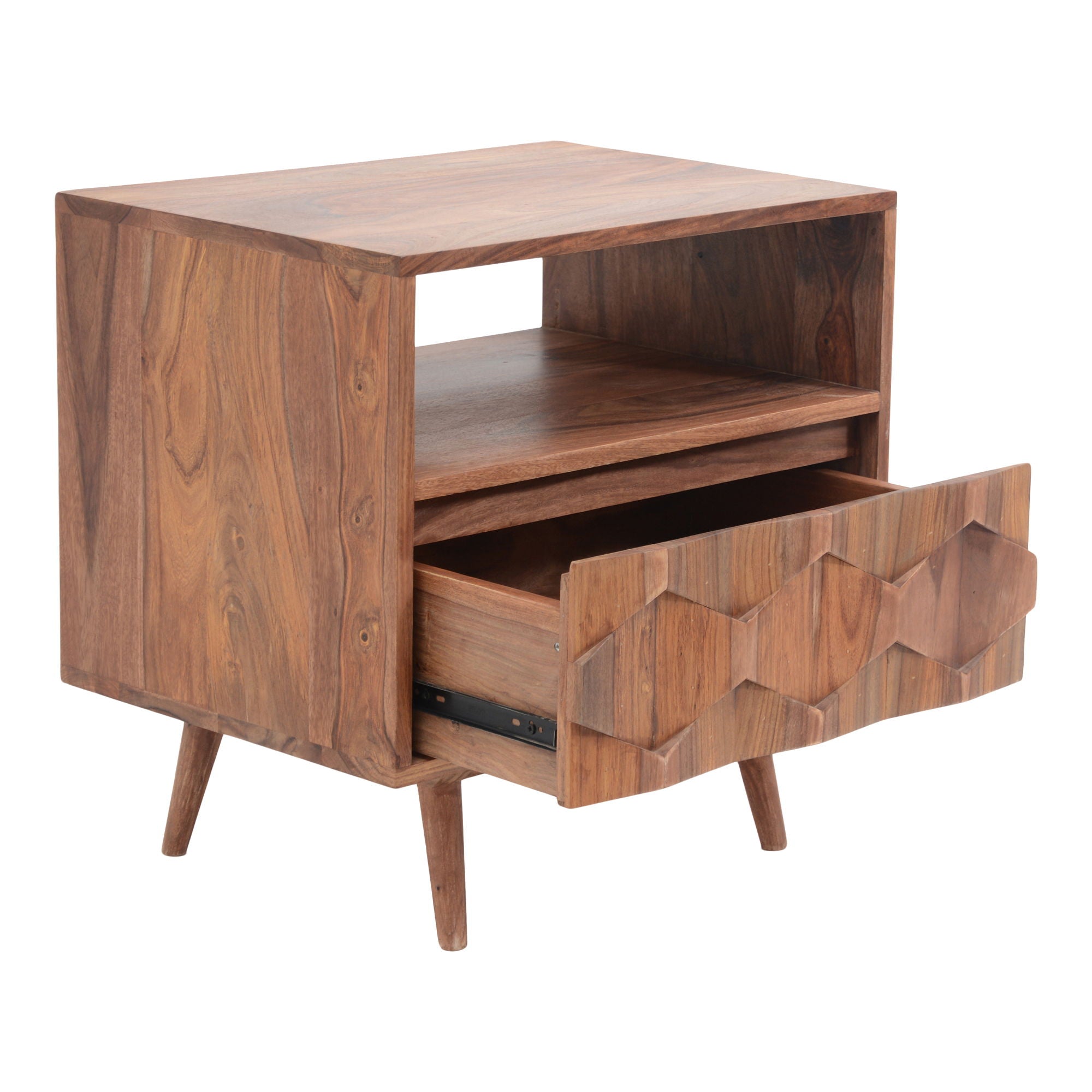 O2 - Nightstand - Brown
