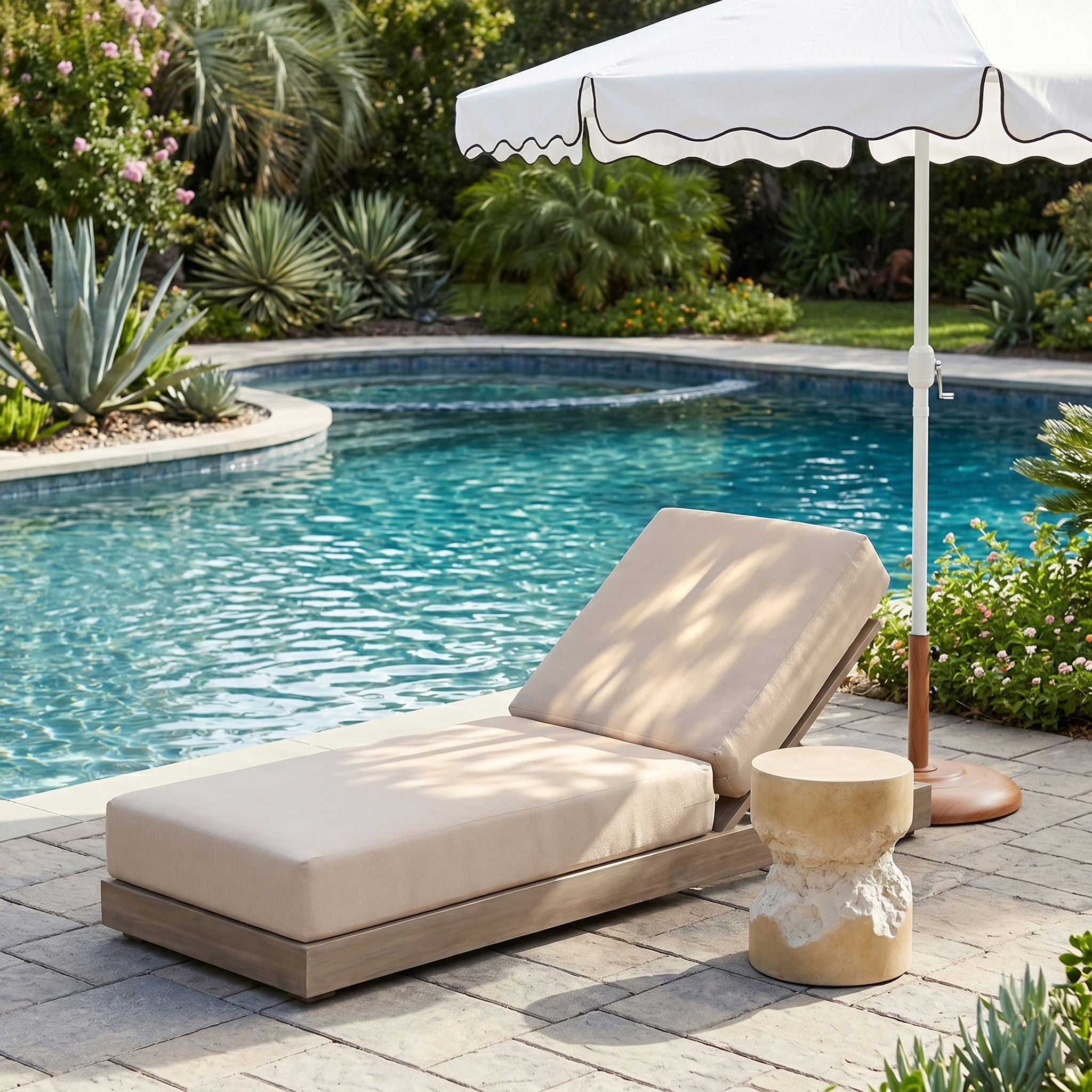 Solace - Olefin Performance Fabric Outdoor Patio Lounge Chair