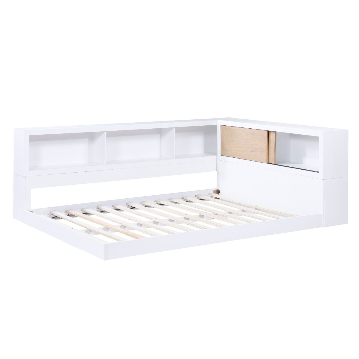 Asker - Bookcase Corner Bed