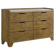 Packard - 6 Drawer Dresser - Oak