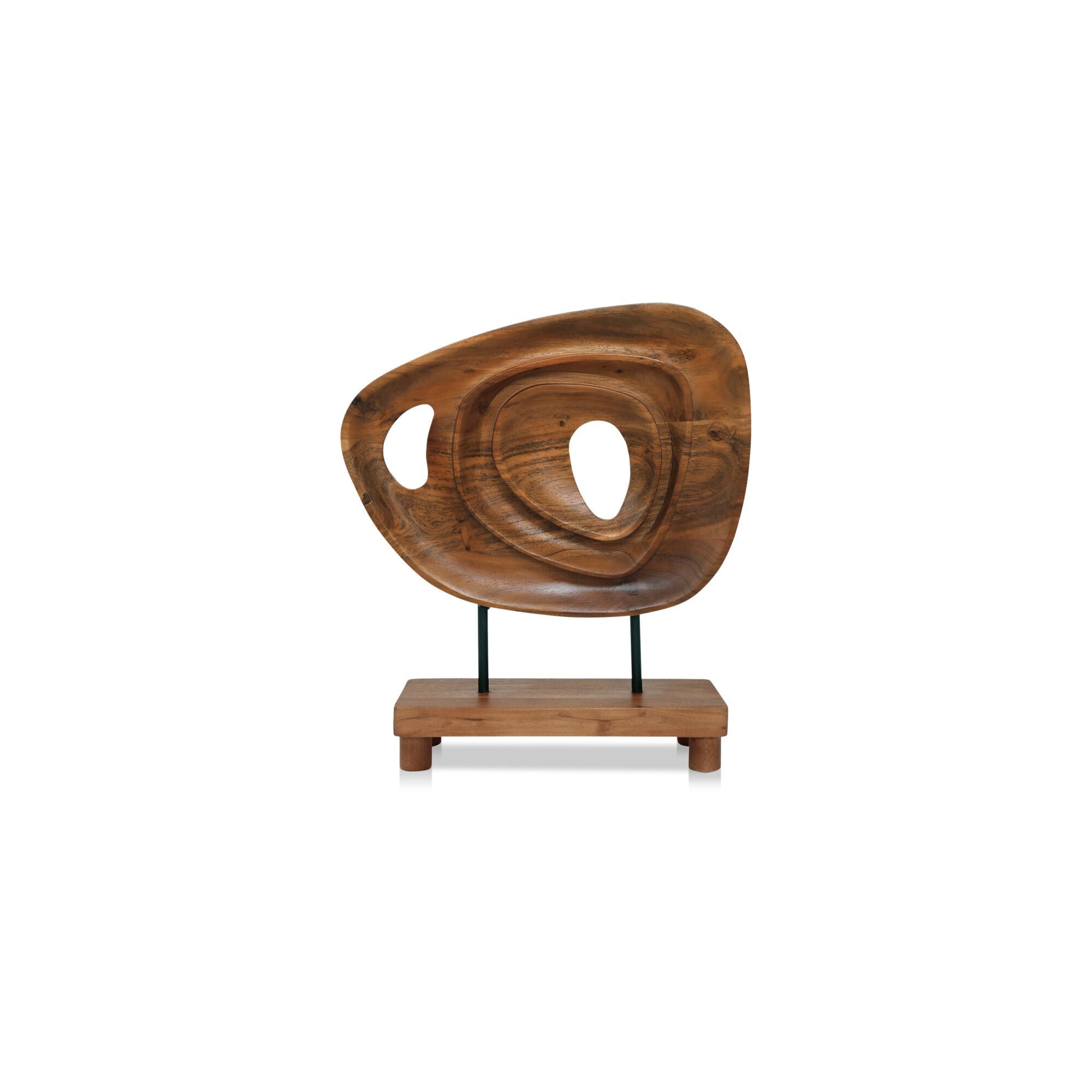 Saddler -Sculpture - Natural Acacia