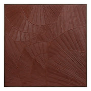 Flutter - Framed Painting - Maroon