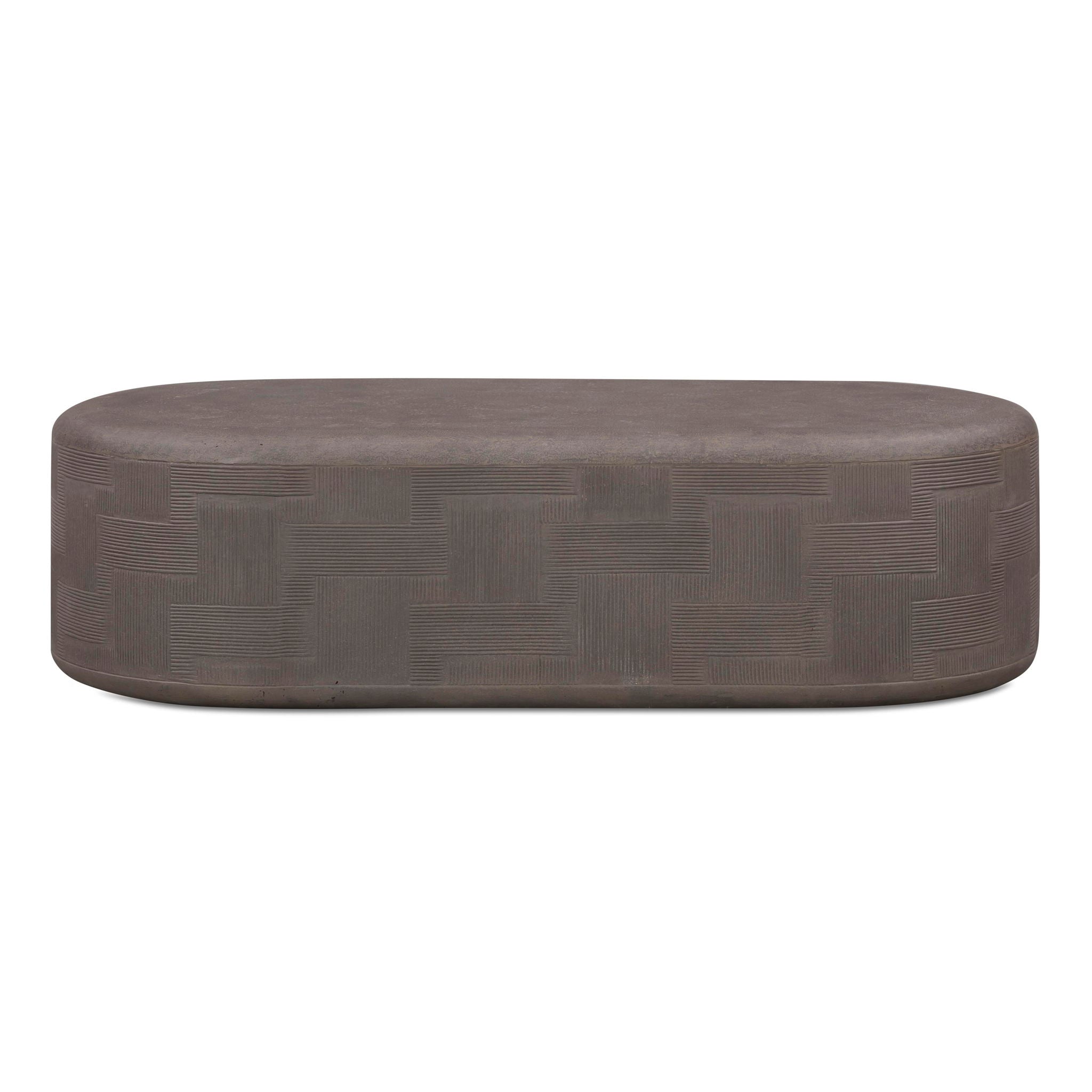 Suraya - Concrete Rounded Coffee Table