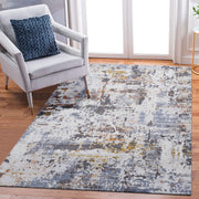 Payas - 8' X 10' Abstract Area Rug - Ivory / Navy