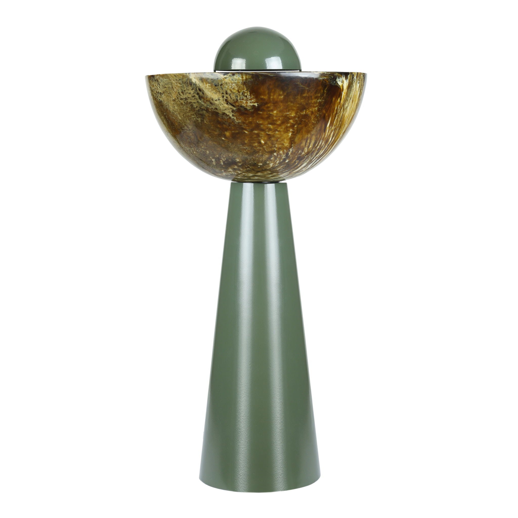 Rising - Resin Table Lamp - Green