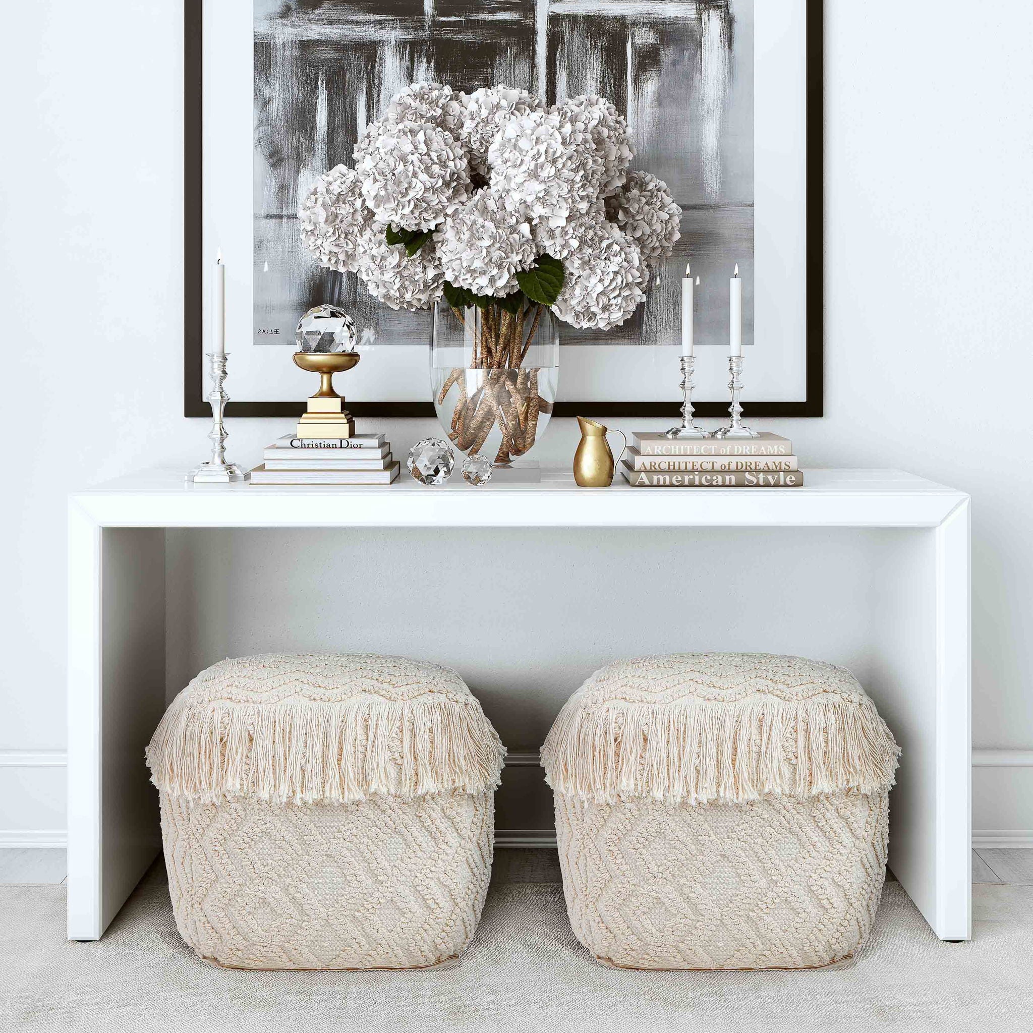 Inca - Pouf - Beige