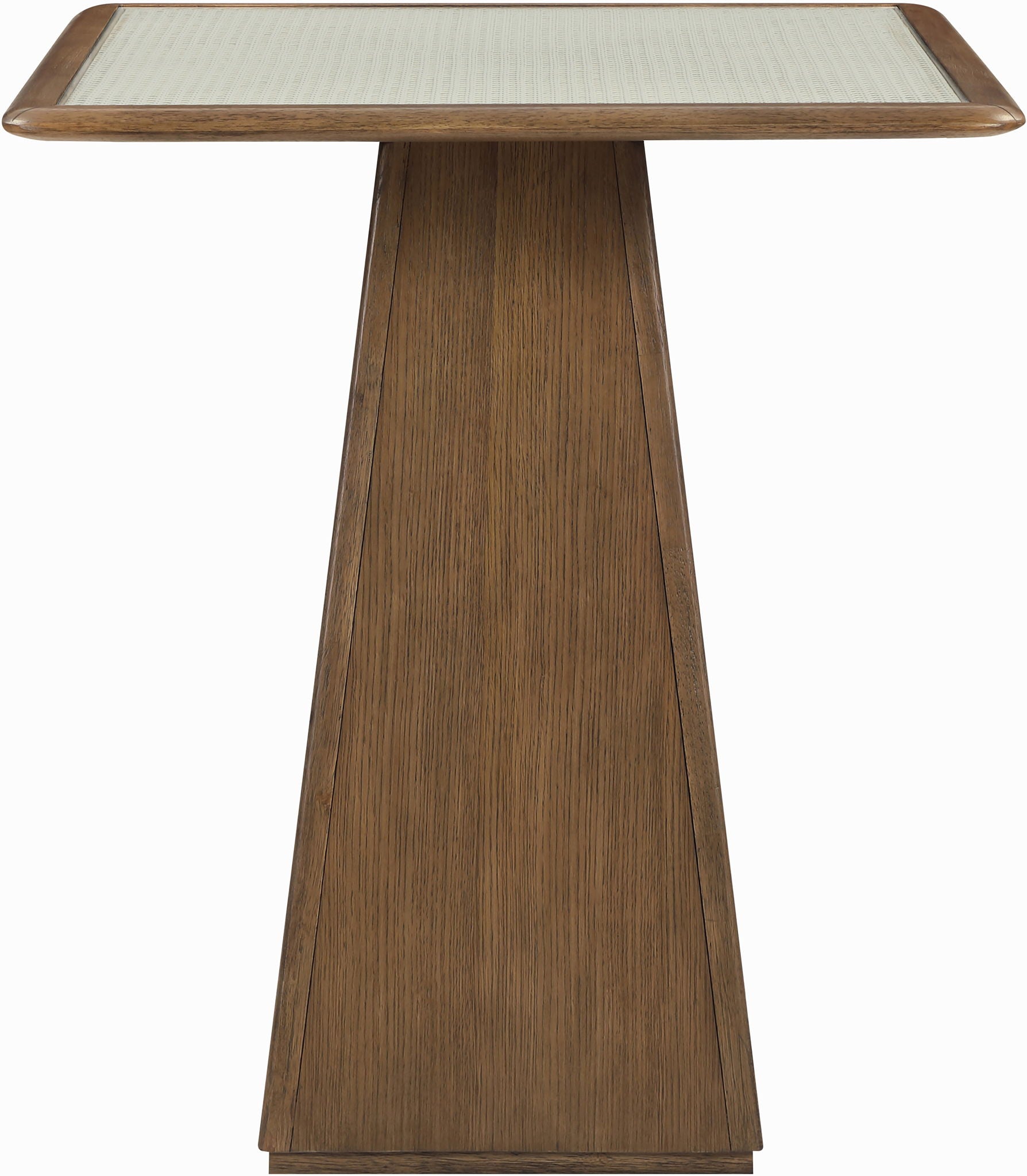 Atrium - Glass Top And Wood Base Dining Table