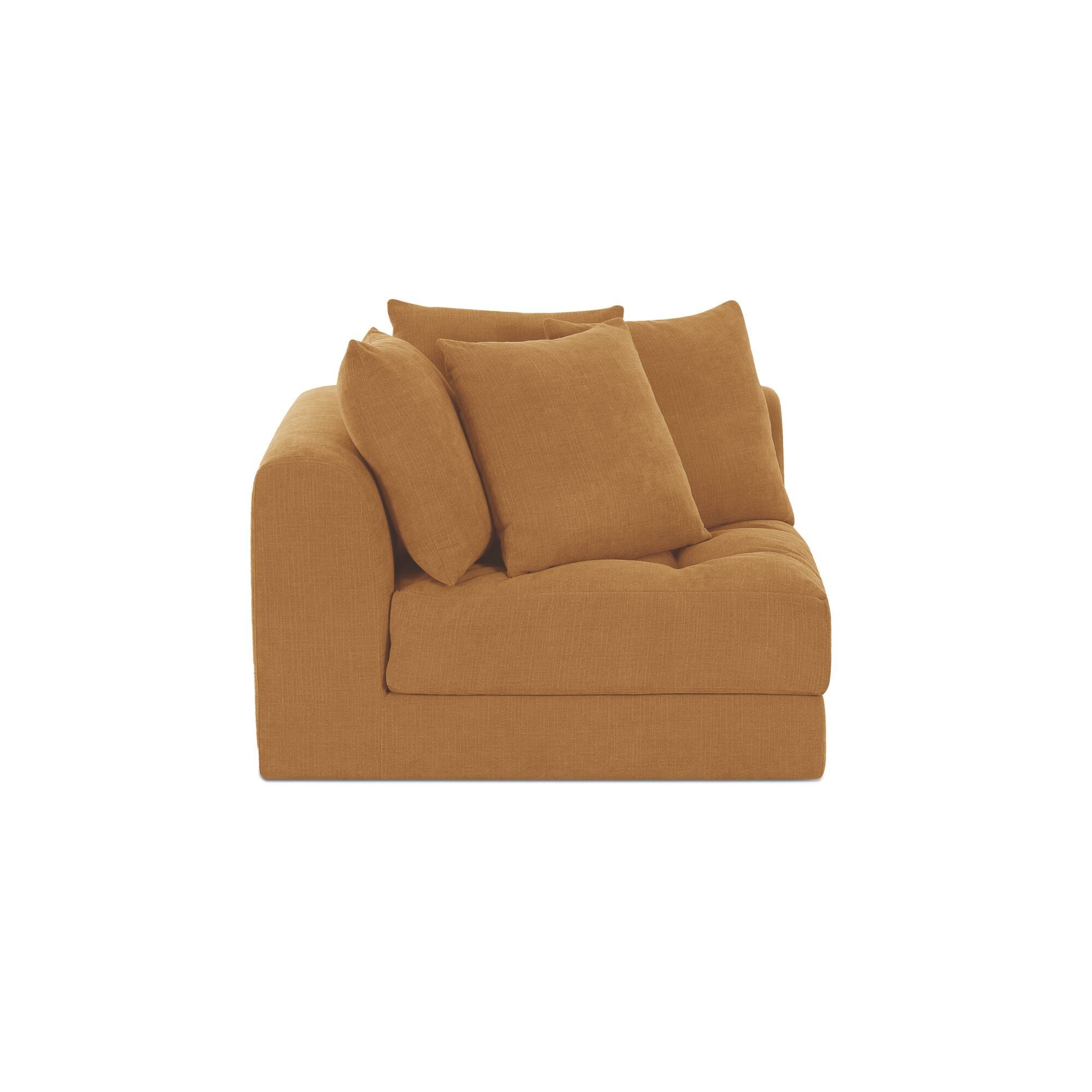 Davie - Right Arm Facing Chair - Golden Yellow