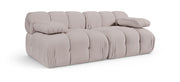 Orin - Velvet Performance Fabric Upholstered 2 Piece Modular Sofa