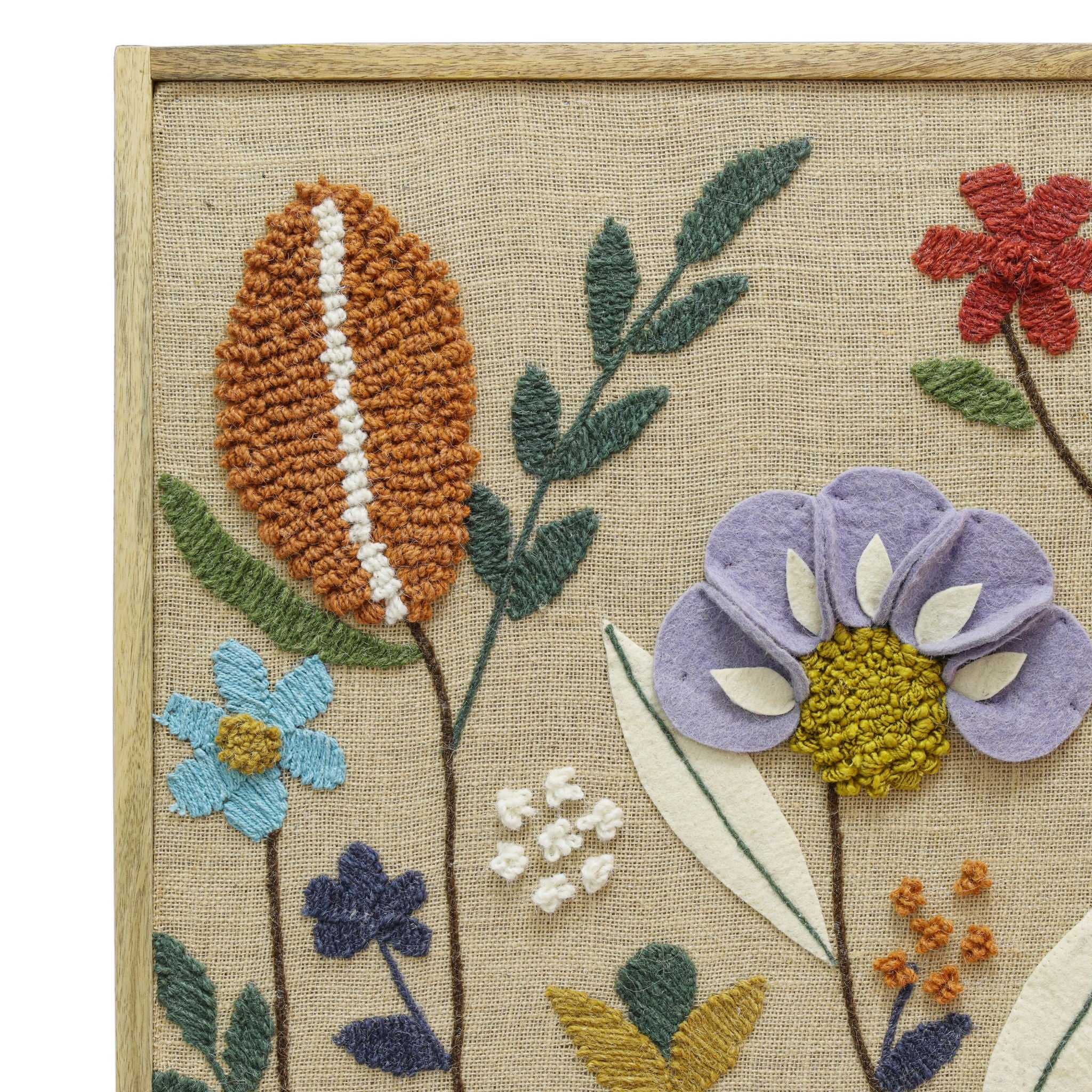 Muro - "Sprout" Embroidered Wall Art