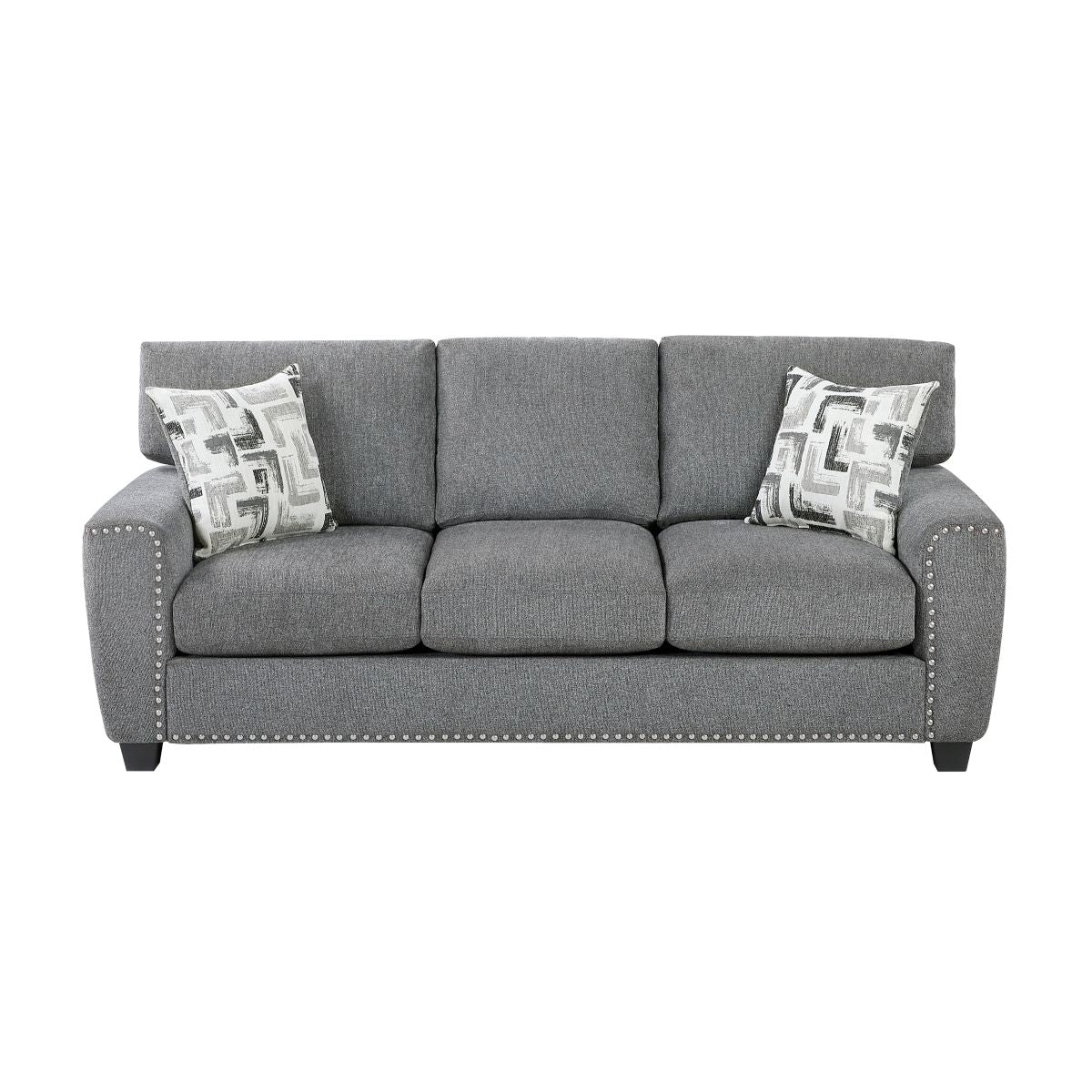 Isabel - Sofa & Loveseat - Dark Gray