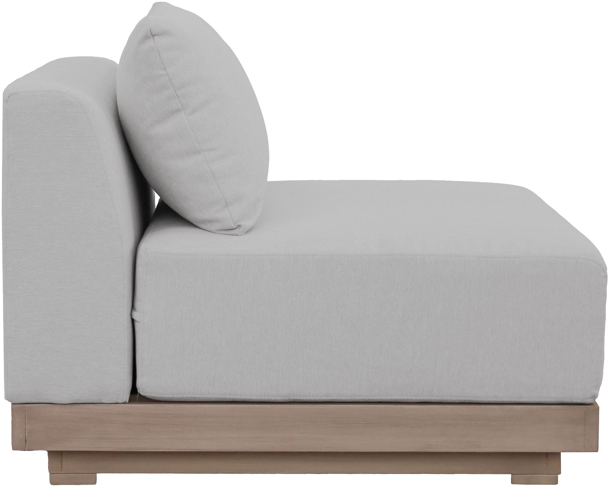 Solace - Olefin Performance Fabric Outdoor Patio Modular Armless Chair