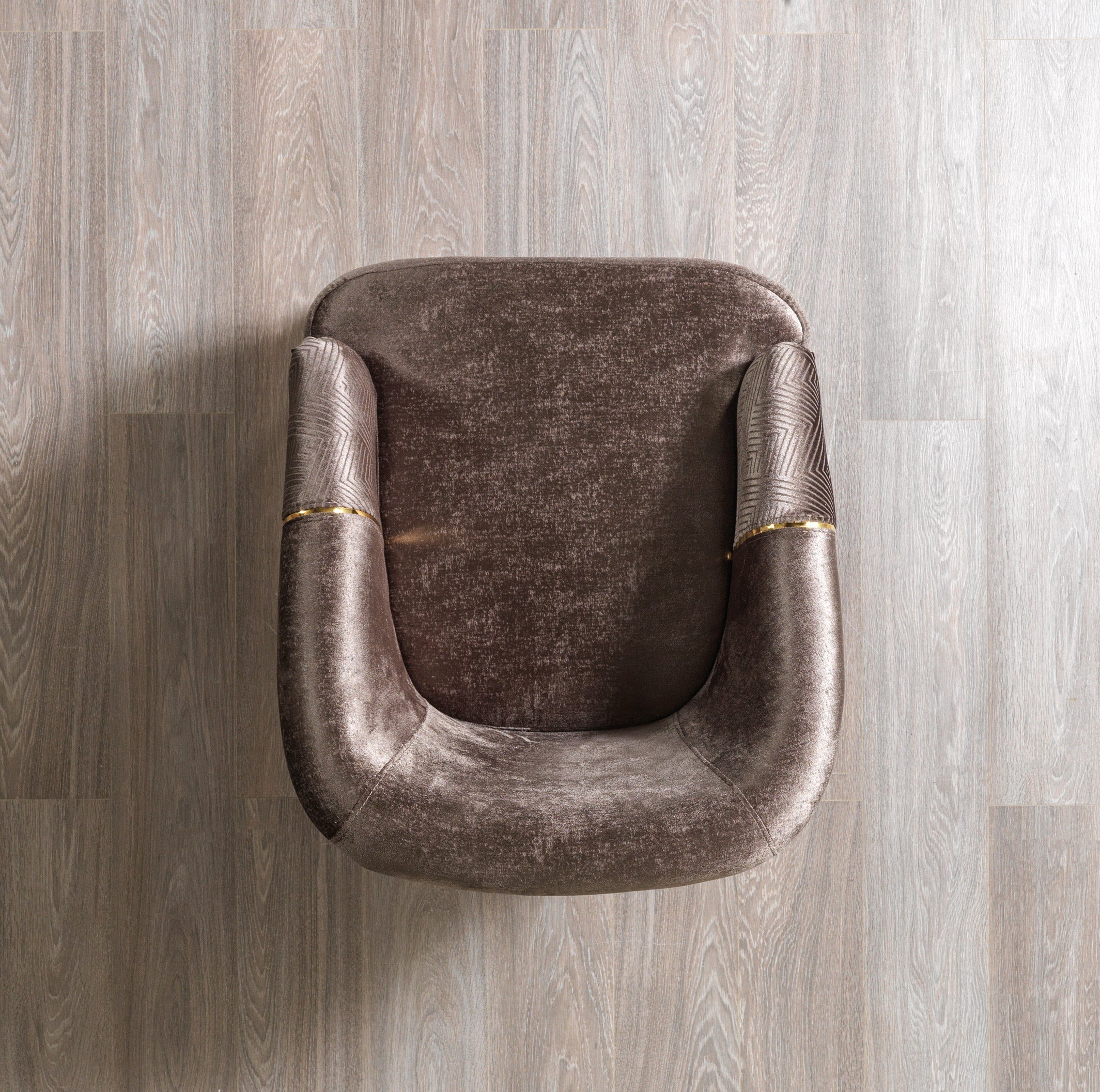 Santana Coffee Velvet Chair