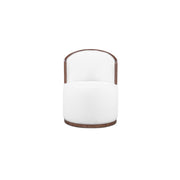 Rossi - Swivel Dining Chair - Cream / White