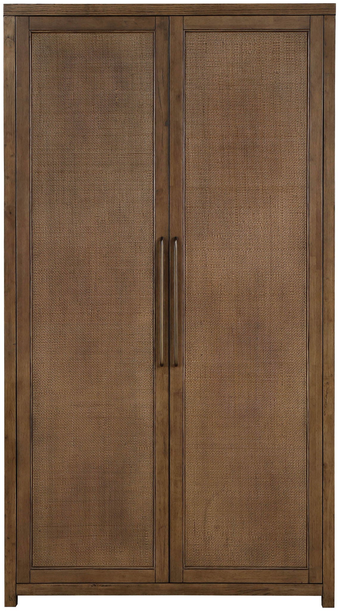 Vana - Solid Wood, Oak Veneer And Stainless Steel Storage Cabinet