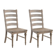 Ladderback Dining Chairs, (Set of 2) - Taupe