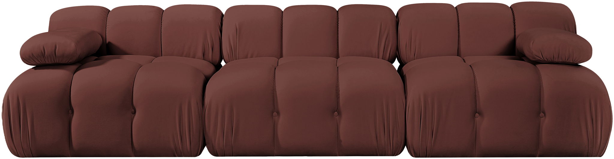 Orin - Velvet 3 Piece Modular Sofa