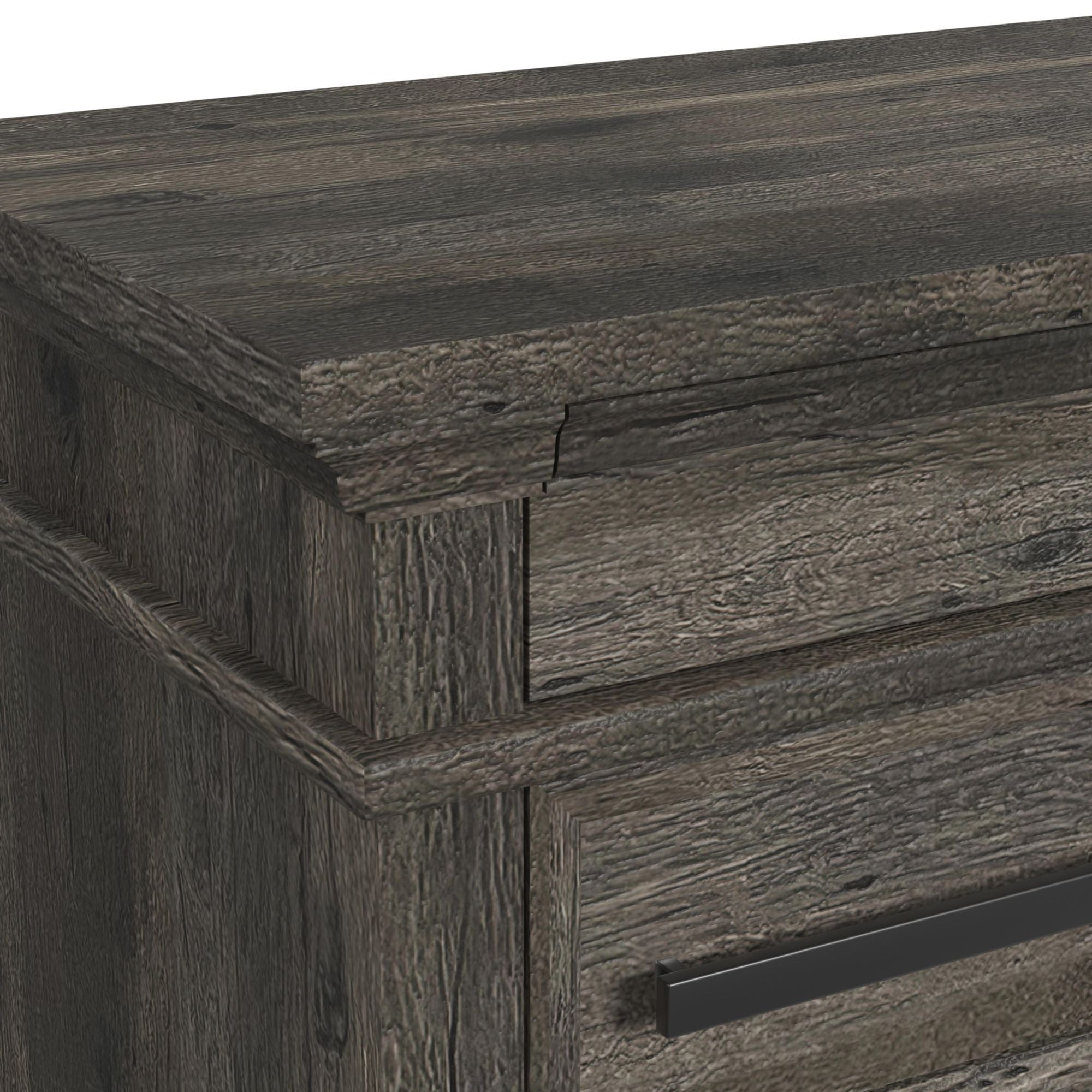 Park Ridge - 3-Drawer Nightstand - Charcoal