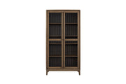 Display Cabinet - Latte / Peppercorn