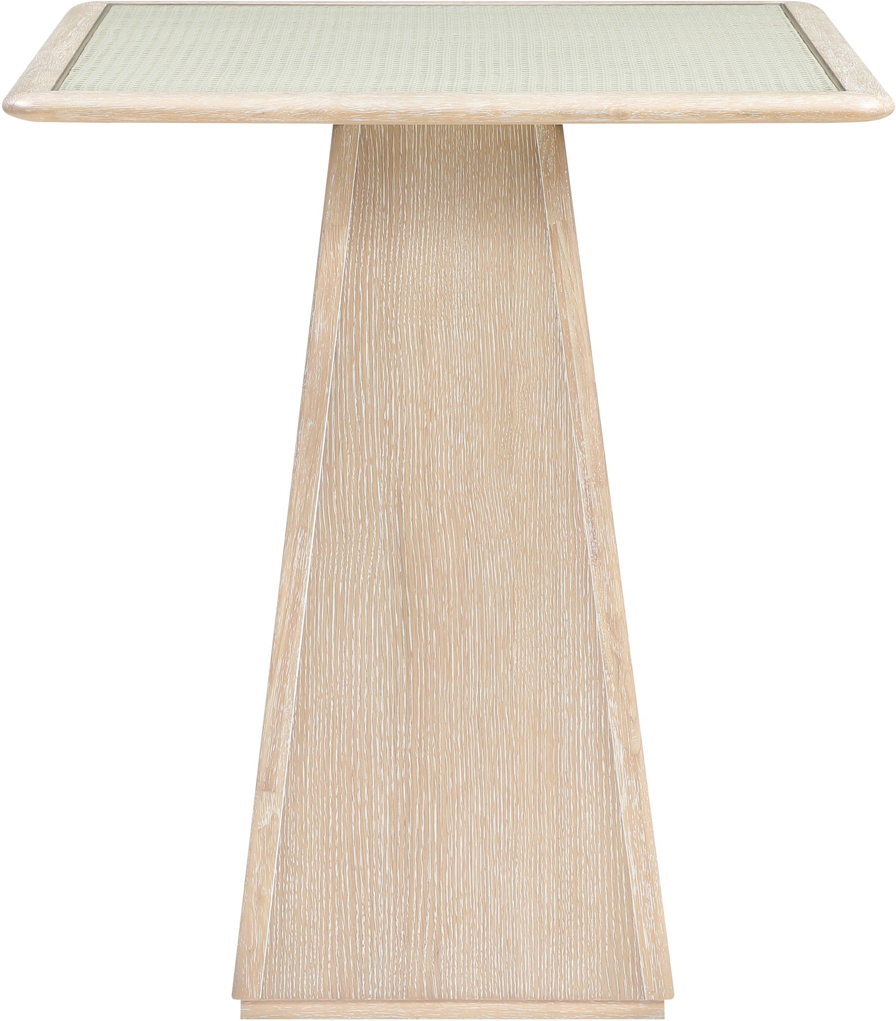 Atrium - Glass Top And Wood Base Dining Table