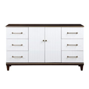 Niles - Dresser - White / Cherry