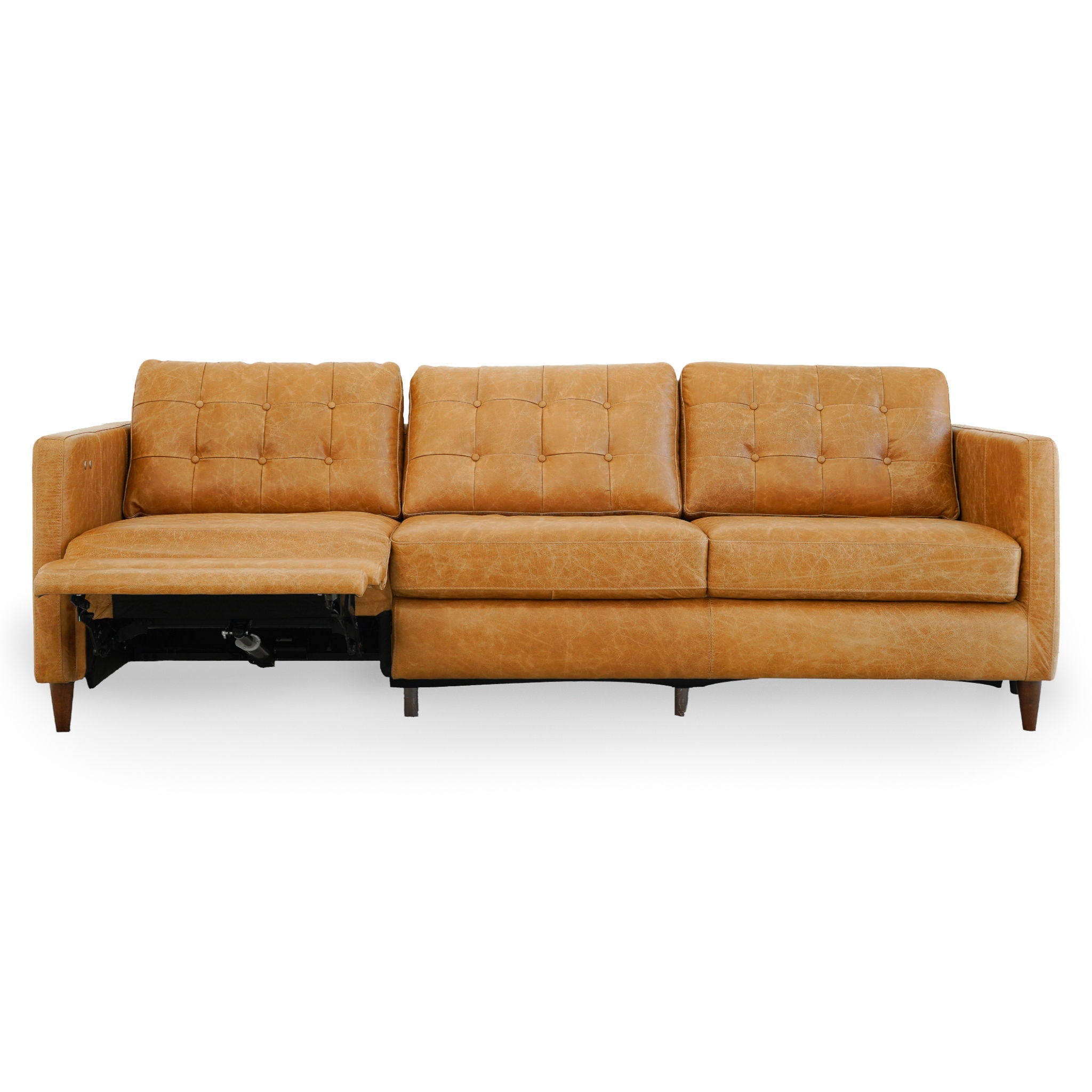 Christopher - Electric Inclining Sofa Left Facing - Tan