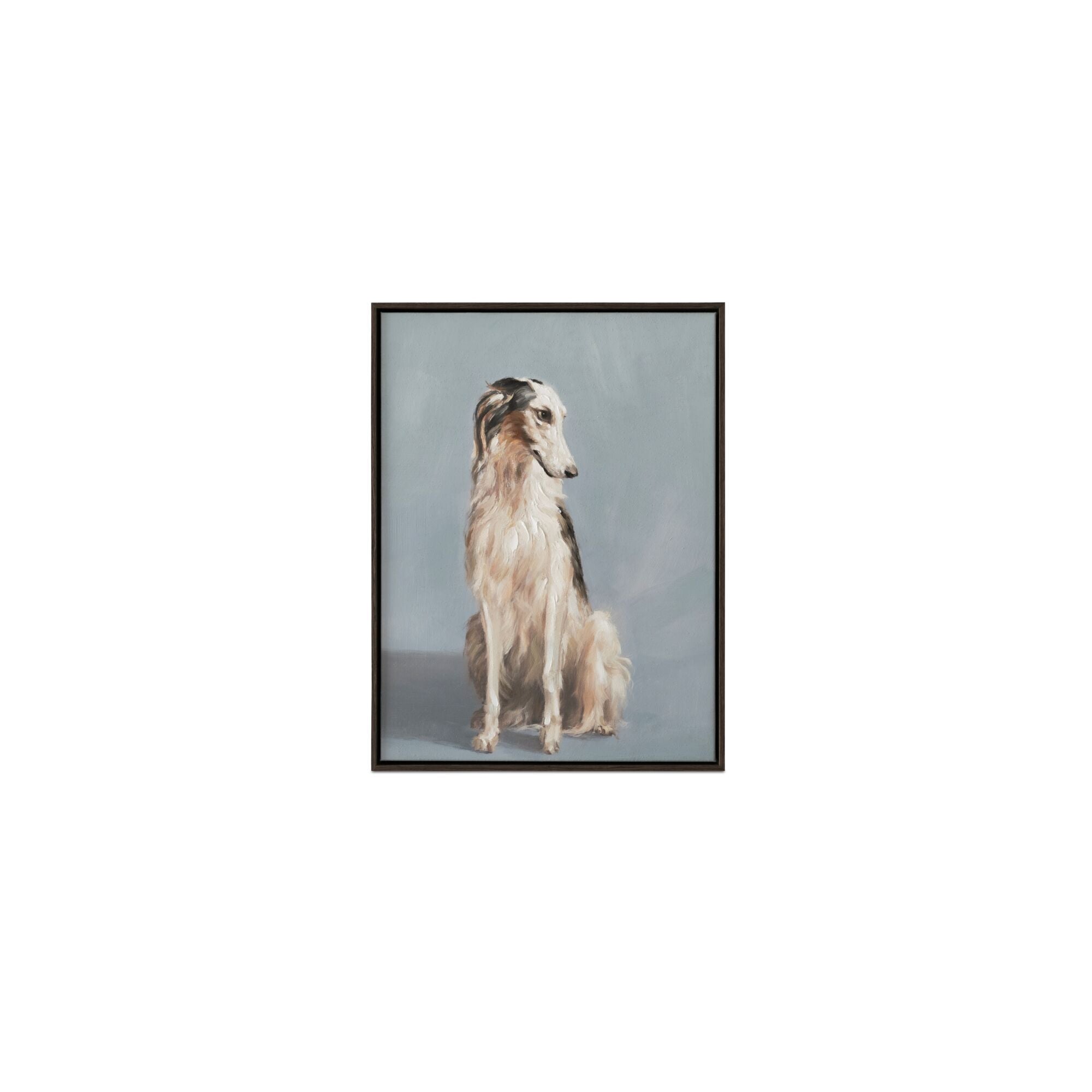 Blue - Framed Painting - Multicolor