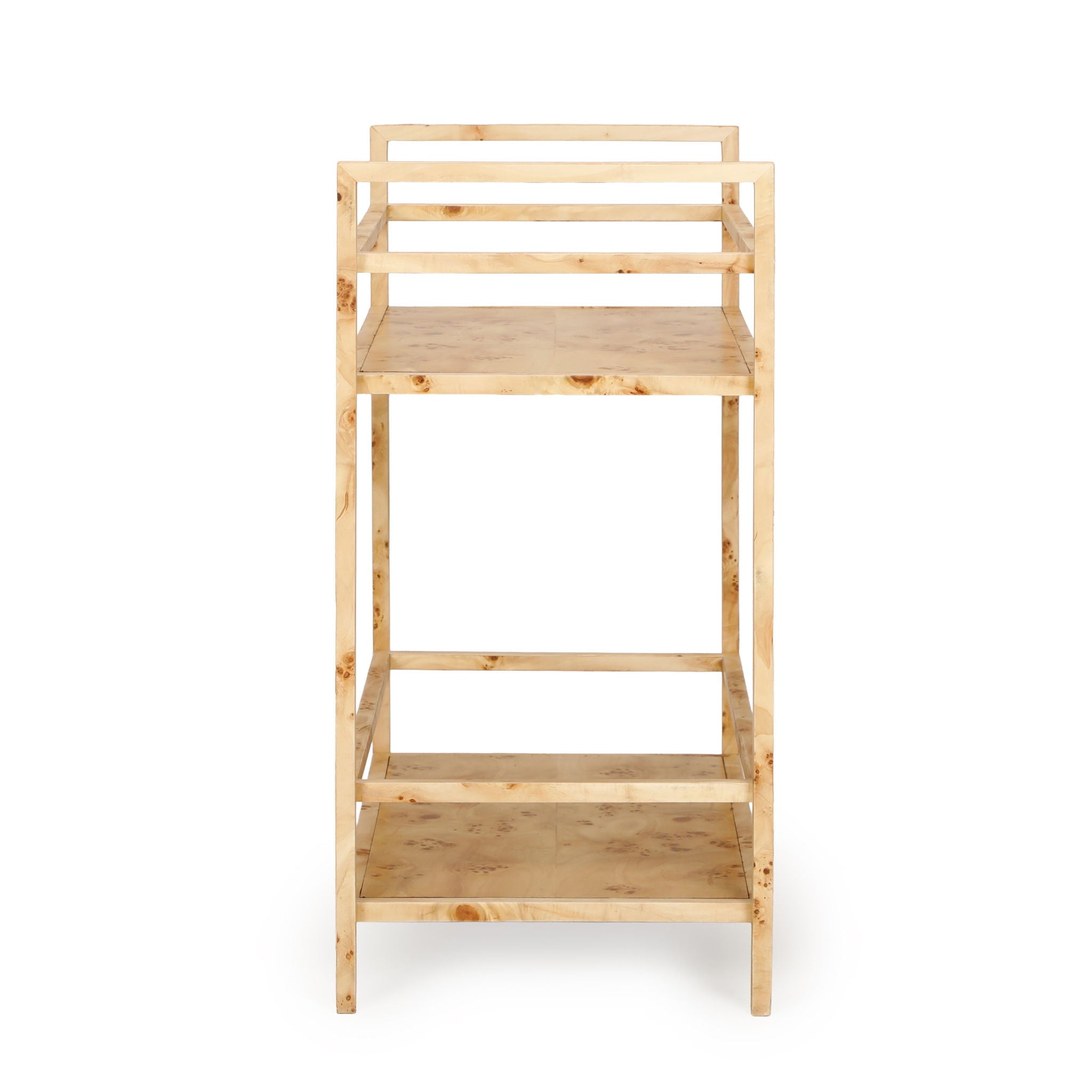 Destin - Burl Designer Bar Cart - Natural
