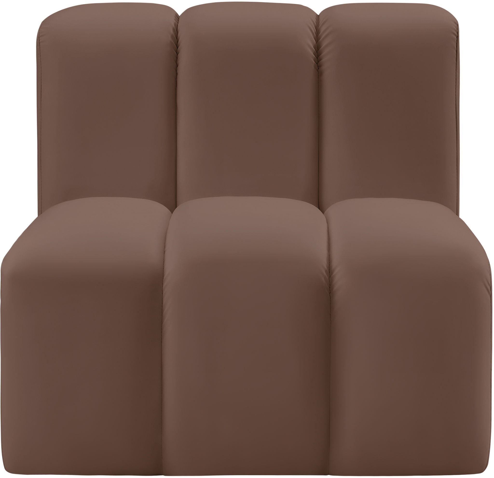 Arc - Faux Leather Straight Chair