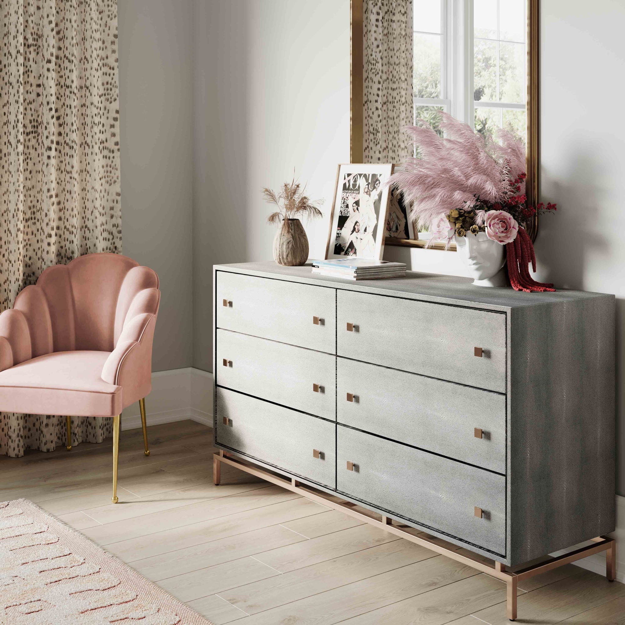 Pesce - 6 Drawer Dresser