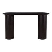 Povera - Acacia Wood Console Table - Black