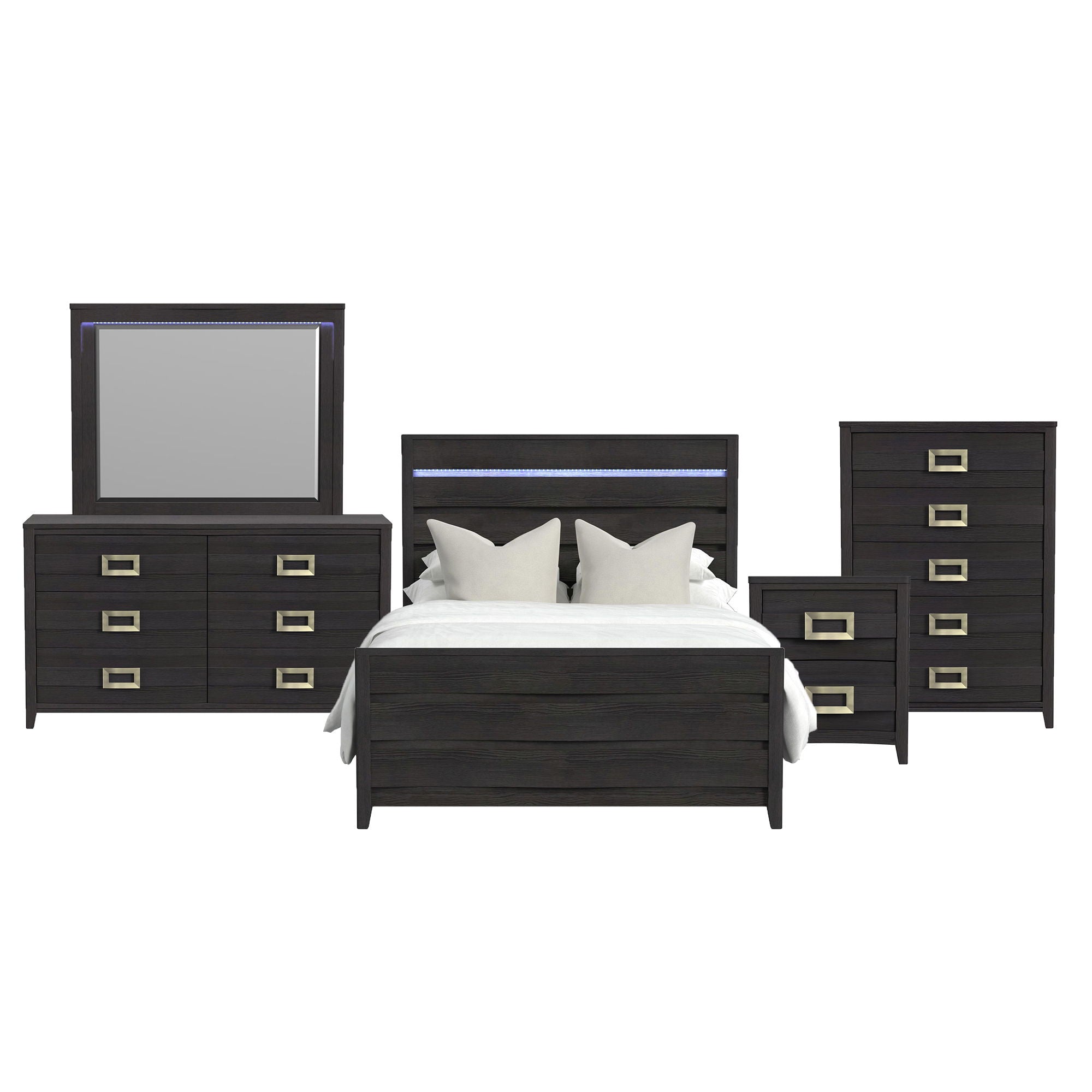 Tobias - Bedroom Set With LED