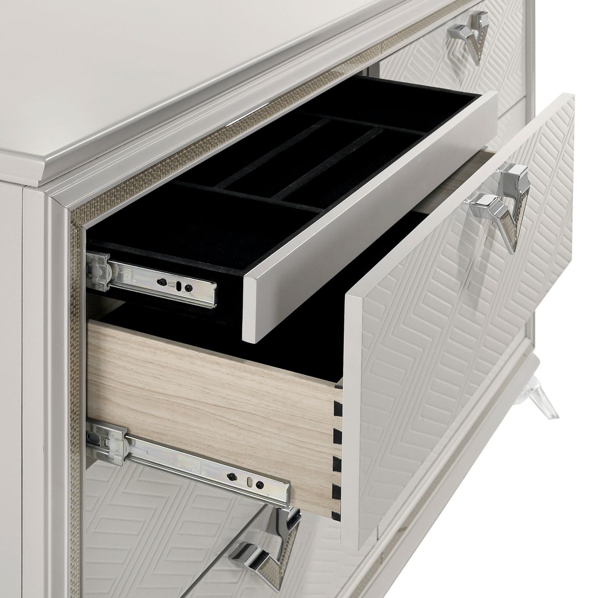 Audra - Dresser - Gold / Silver / Champagne
