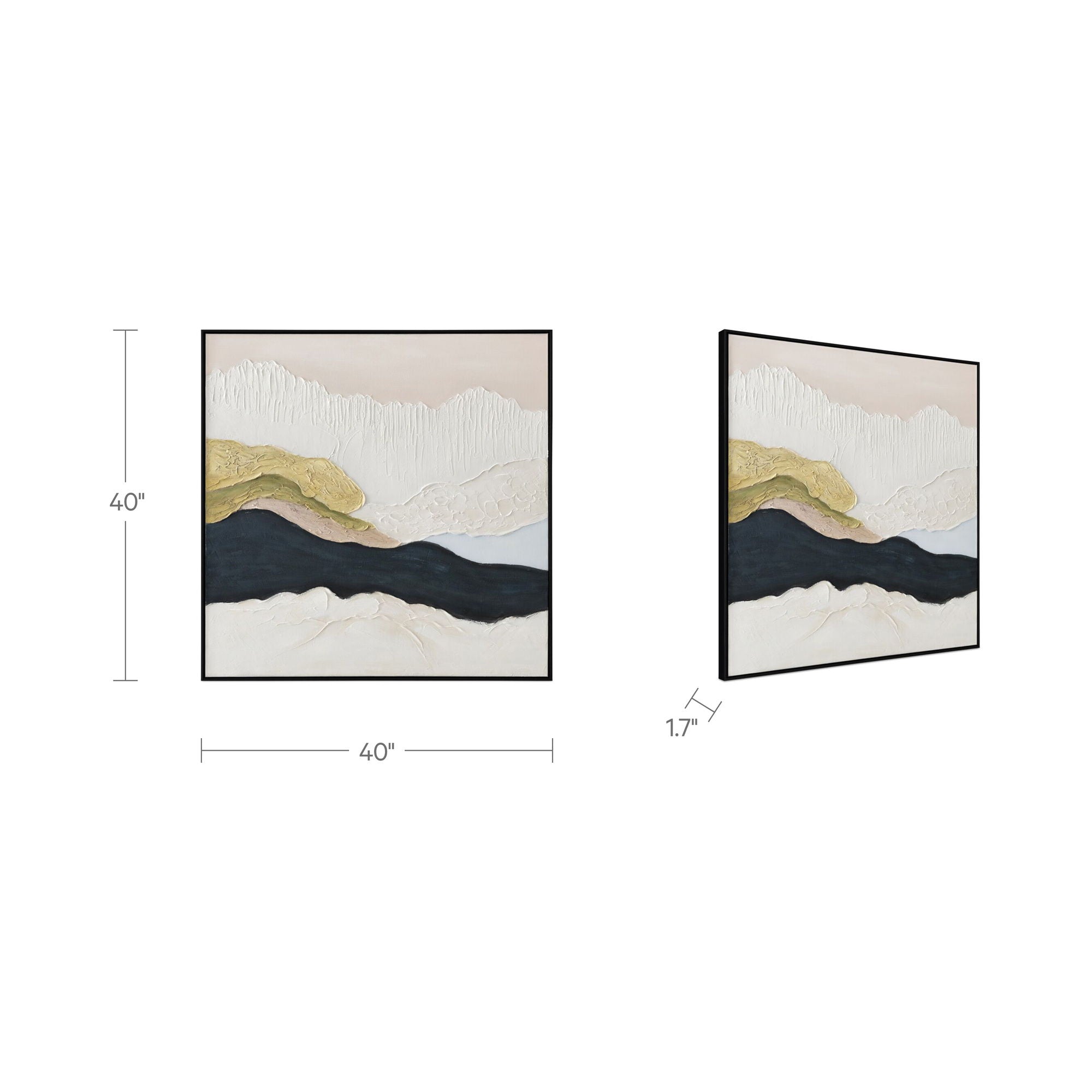 Elevate - Framed Painting - Multicolor