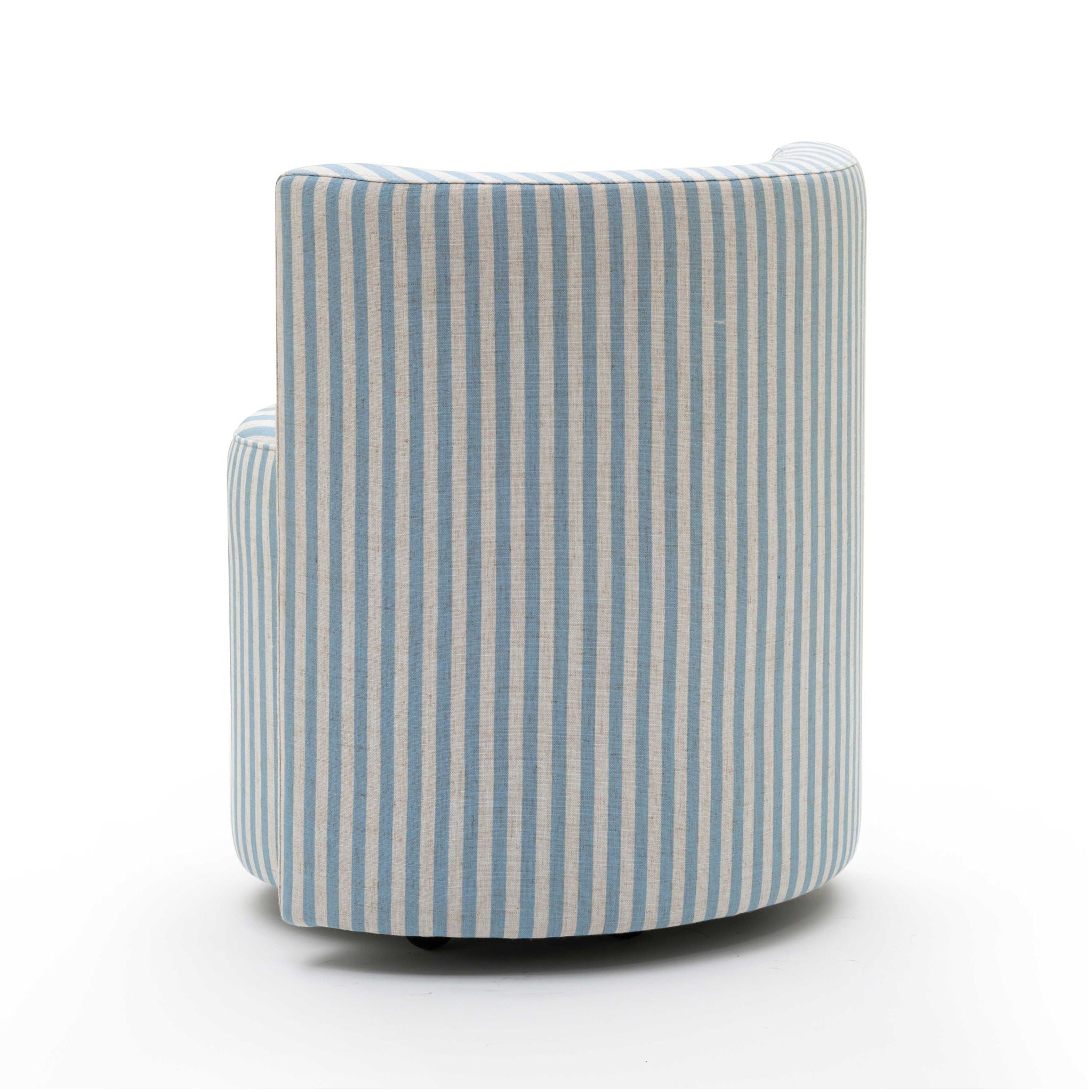 Alyssa - Striped Rolling Desk Chair
