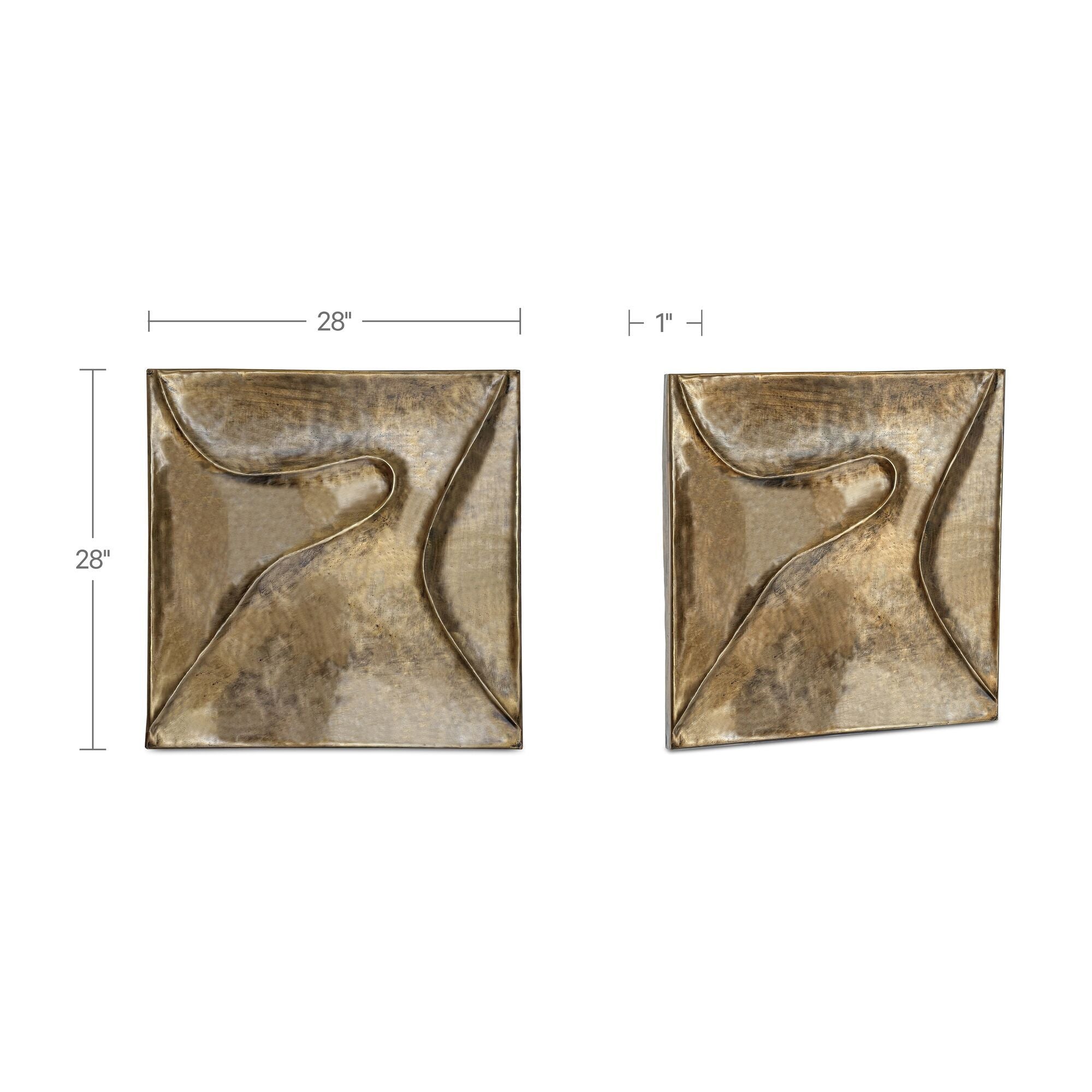Bode - Wall Sculpture - Aged Brass