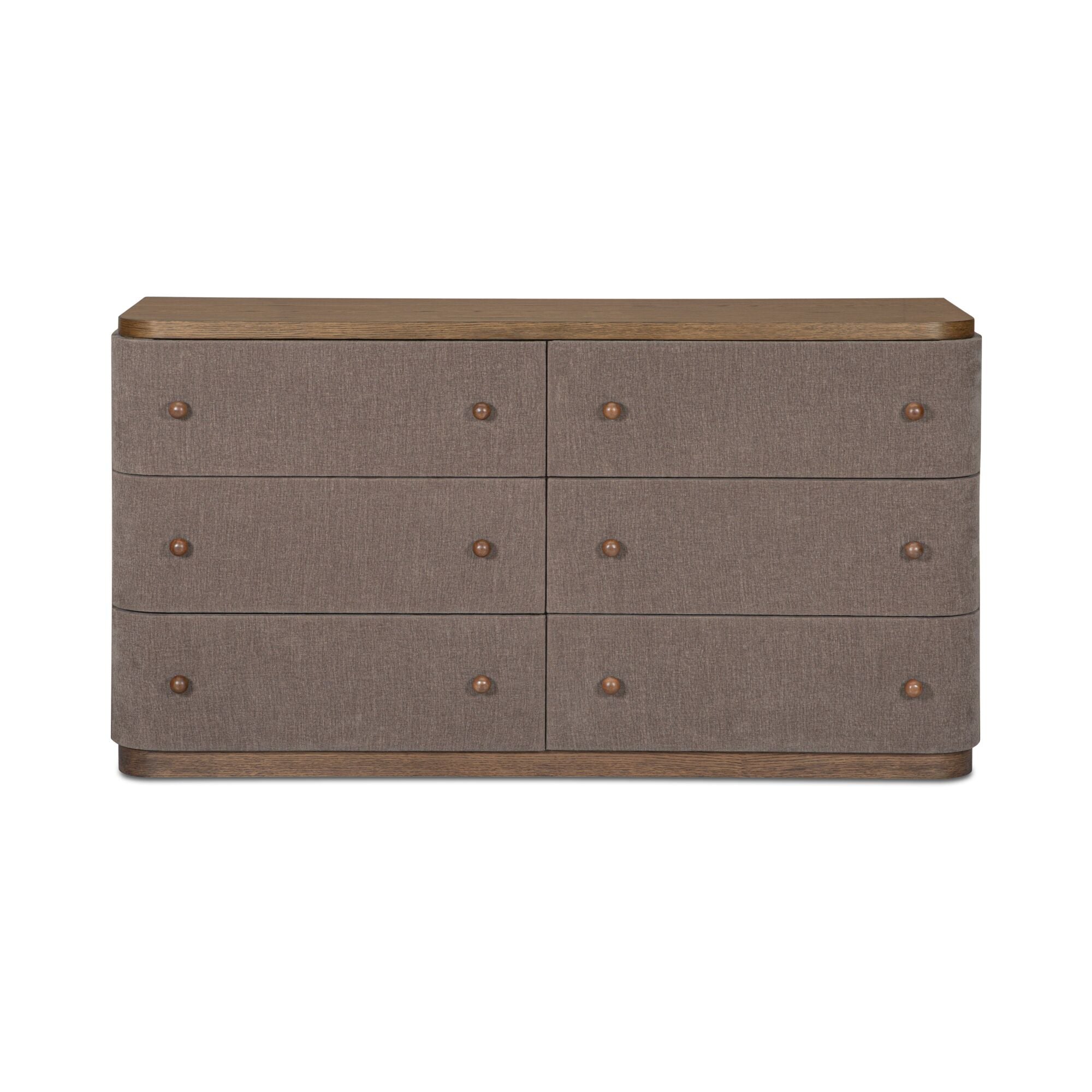 Simone - 6 Drawer Dresser - Brown