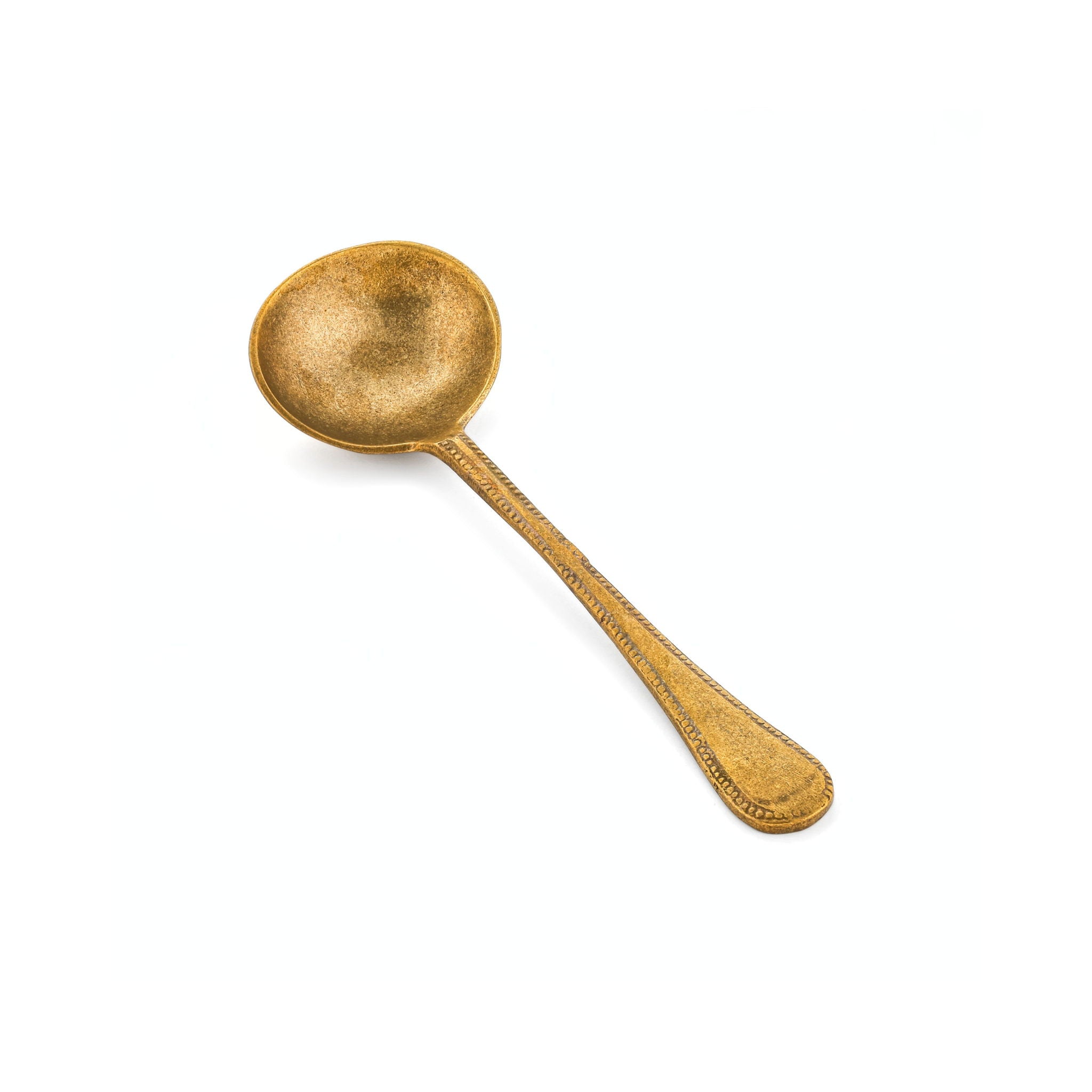 Anuja - Large Serving Spoon - Brass