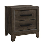 Harry - Nightstand With 2 Drawers - Brown