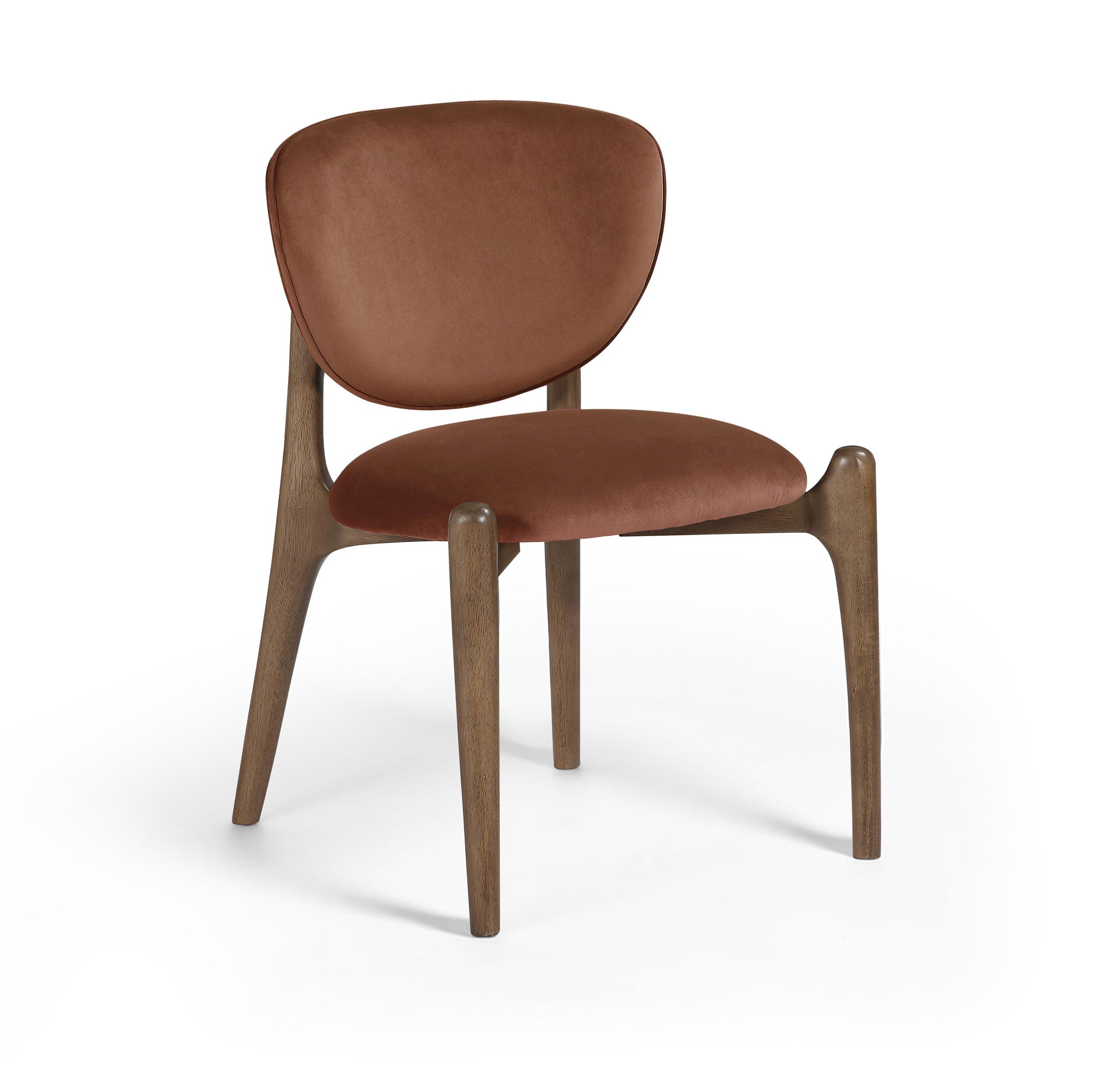 Velora - Upholstered Dining Chair (Set of 2) - Brown Base
