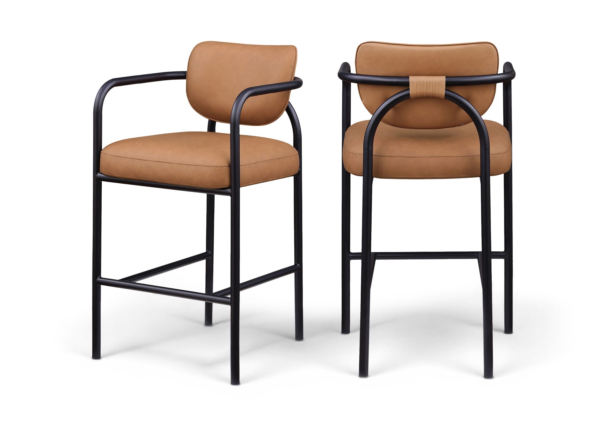 Serava - Vegan Leather Upholstered Bar Stool