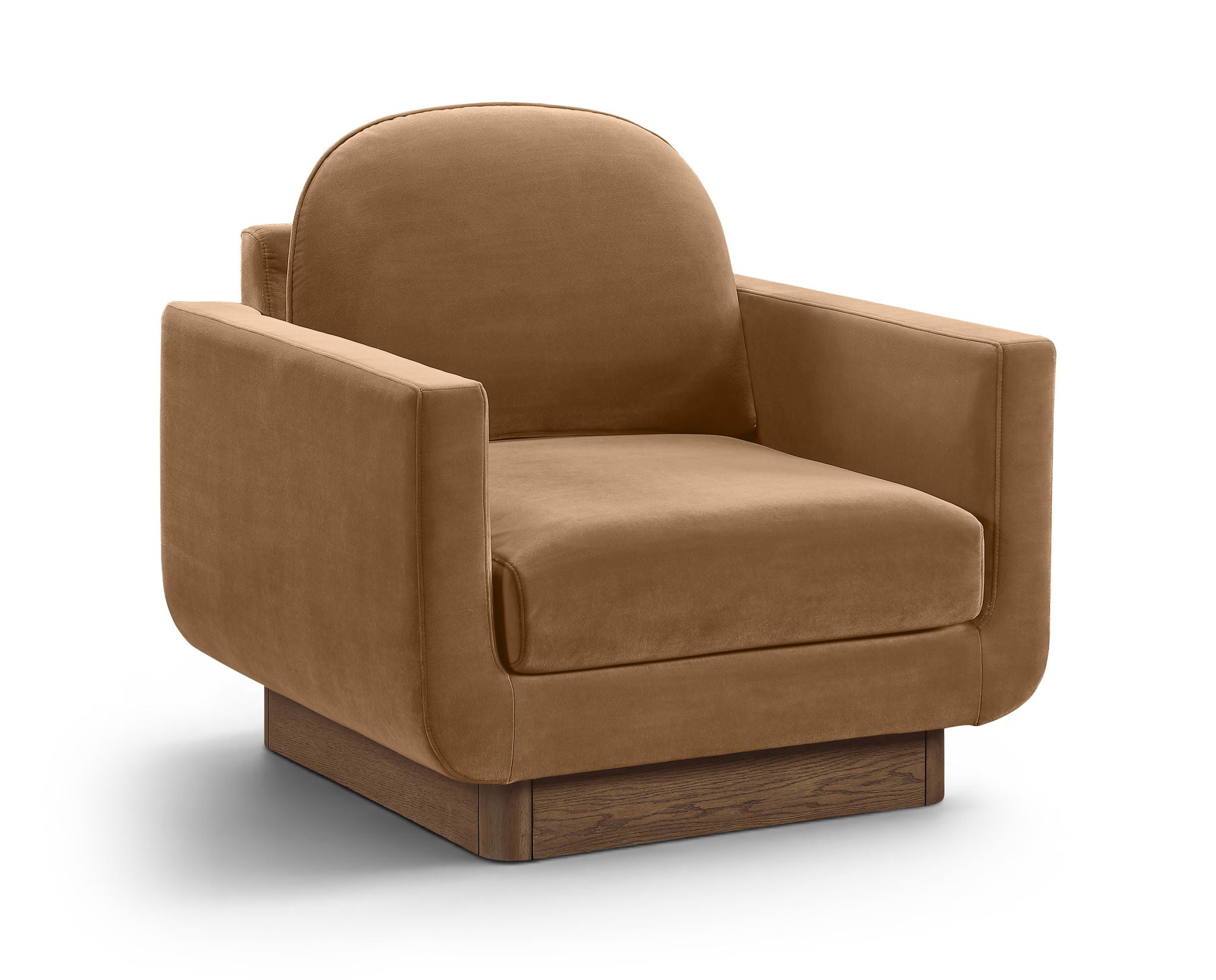 Diviento - Velvet Performance Fabric Upholstered Accent Chair