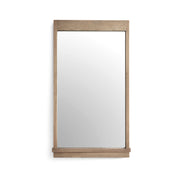 Aimee - Solid Brushed Wooden Ash Mirror - Natural