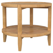 Isbell - Round Table With Storage Shelf