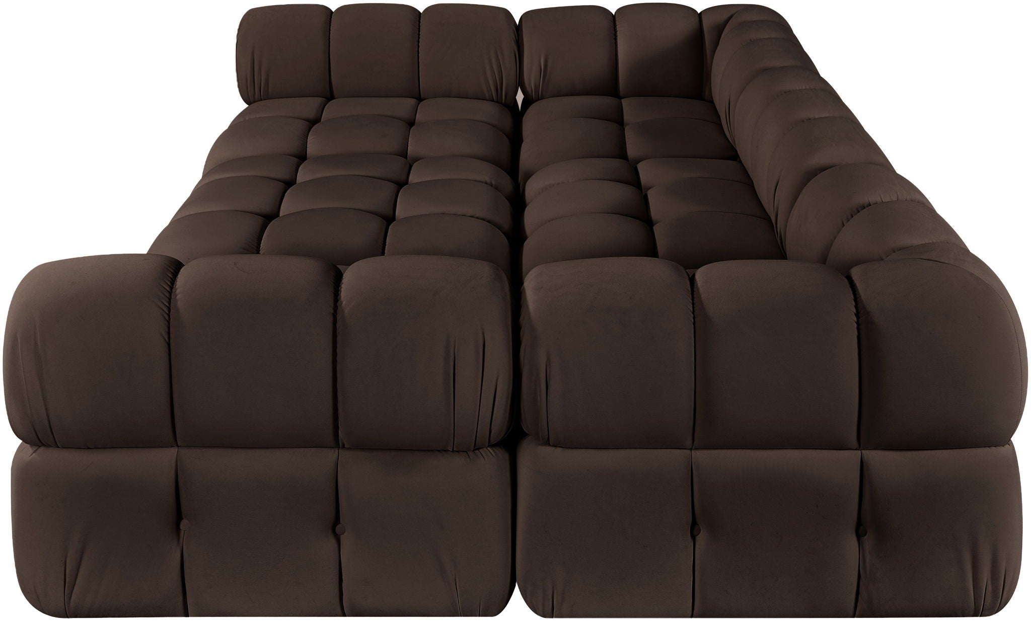Orin - Velvet 6 Piece Modular Sectional